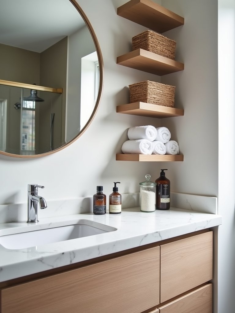 stylish bathroom organization solutions
