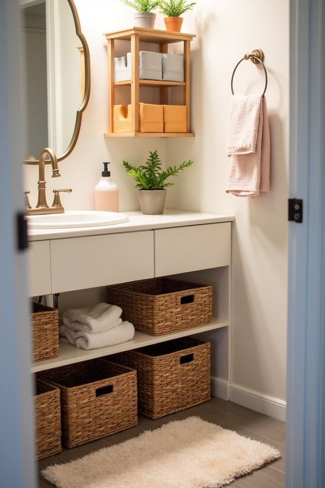 stylish bathroom storage solutions