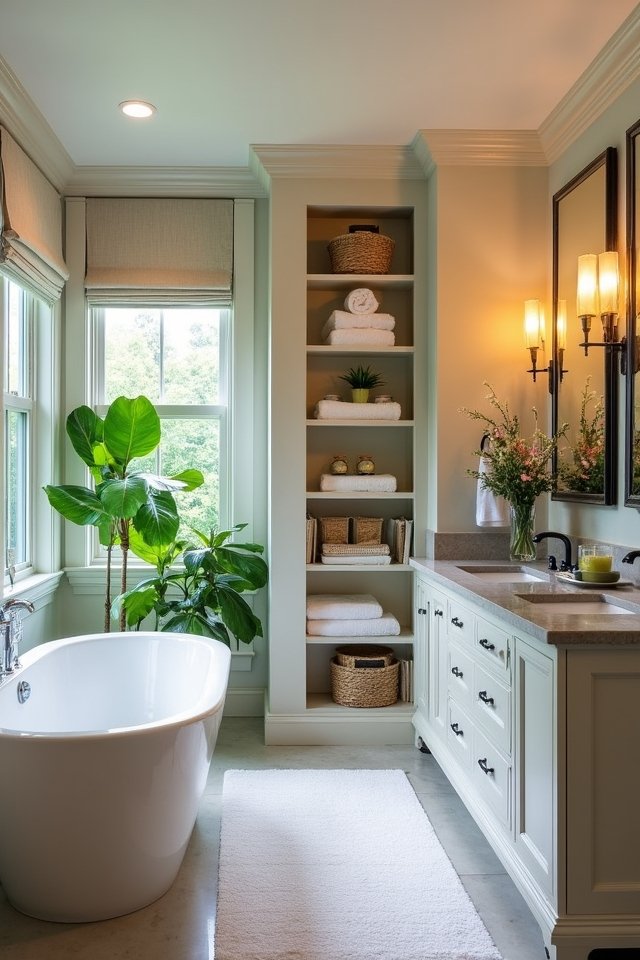 stylish bathroom storage solutions