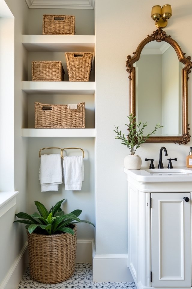 stylish bathroom storage solutions