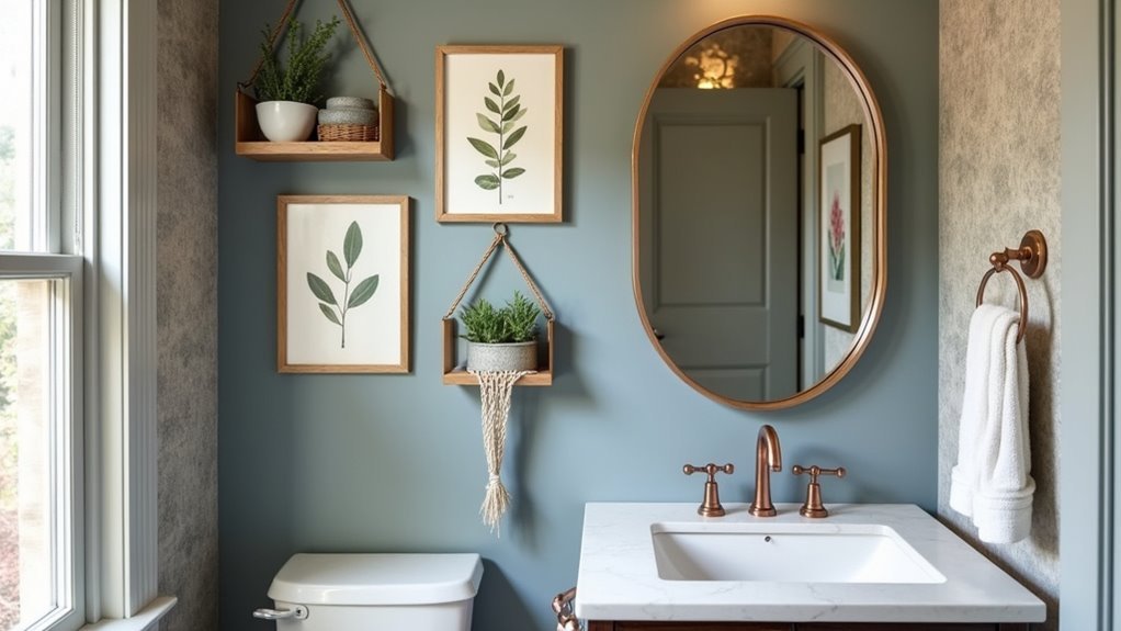 stylish bathroom wall decor