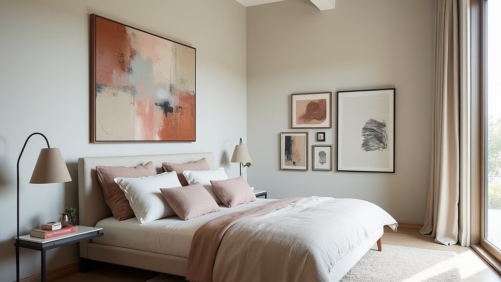 stylish bedroom art ideas