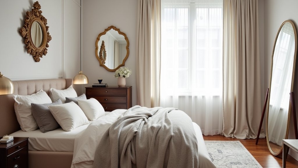 stylish bedroom mirror ideas