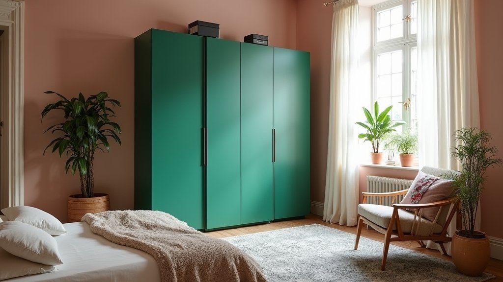 stylish bedroom wardrobe colors