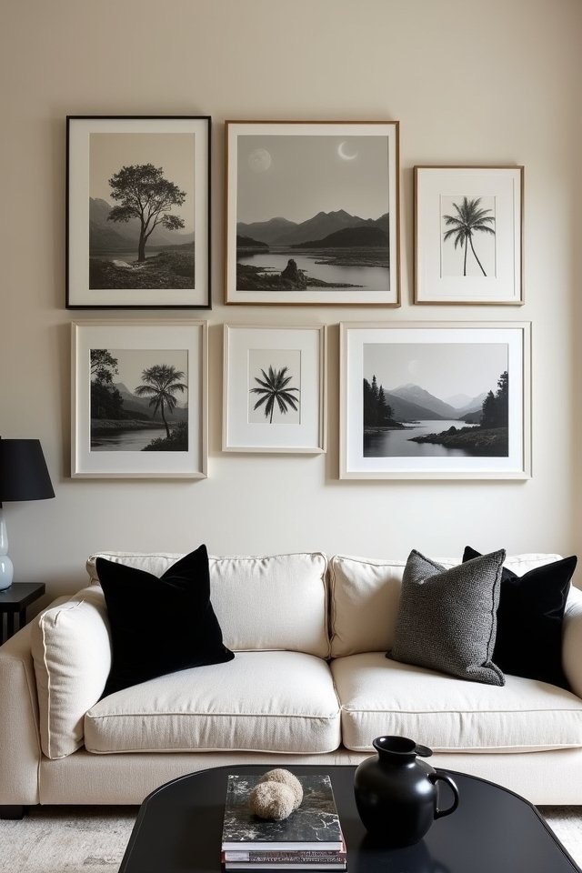 stylish black and cream gallery