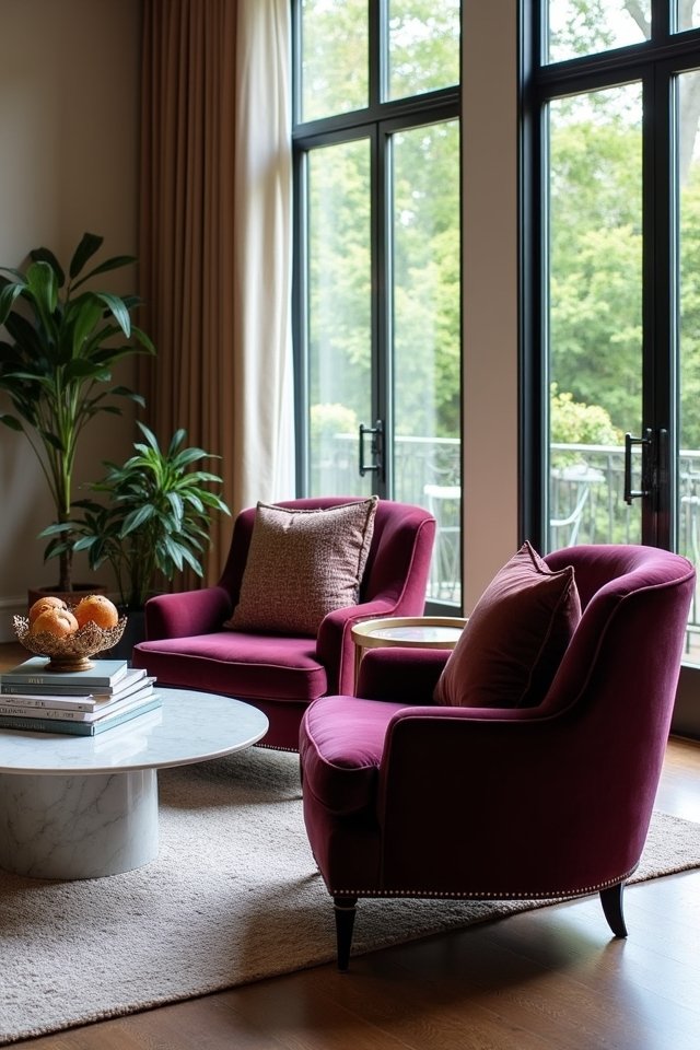 stylish bold accent chairs