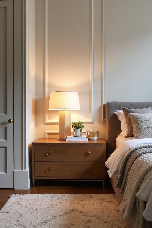 stylish built in nightstands elevate