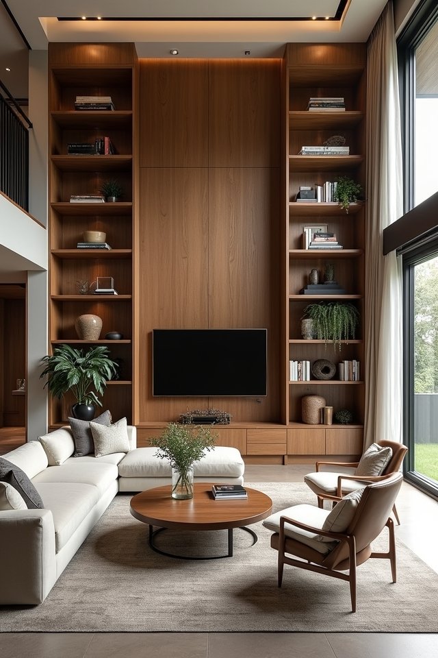 stylish built in shelving solutions