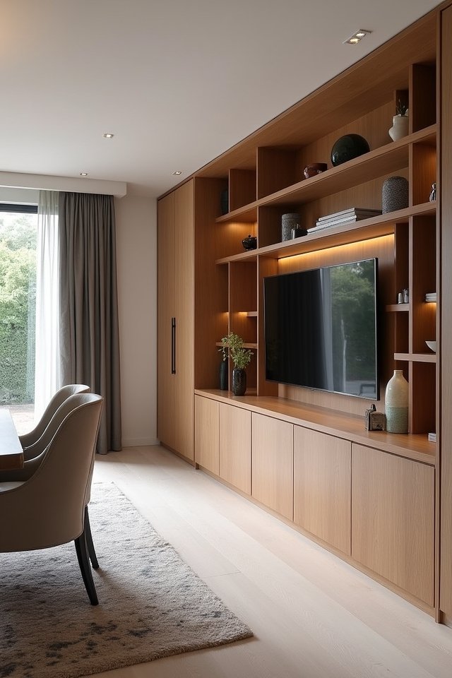 stylish built in storage solutions