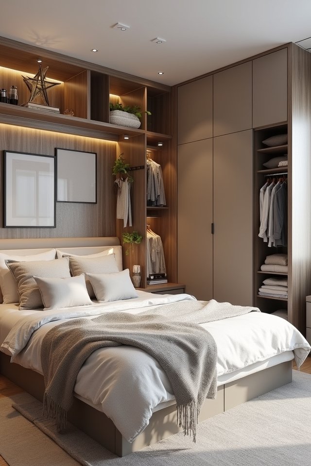 stylish built in storage solutions