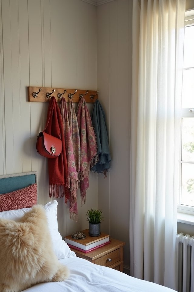 stylish closet accessory display