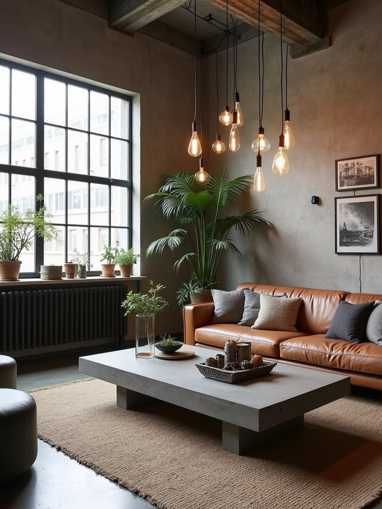 stylish concrete decor accents