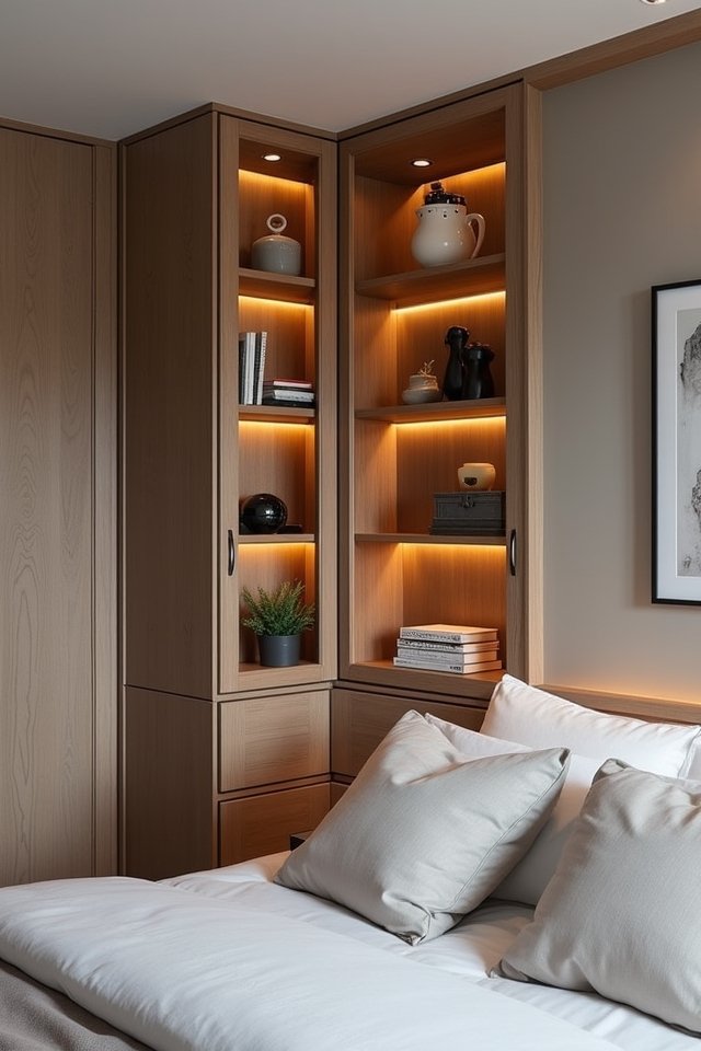 stylish corner storage solution