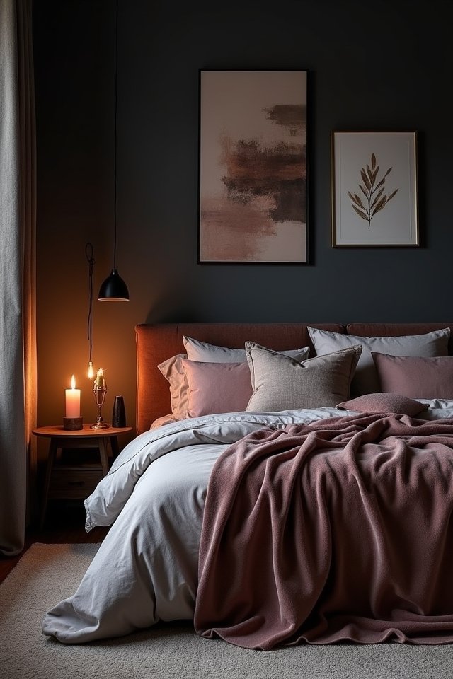 stylish cozy charcoal gray