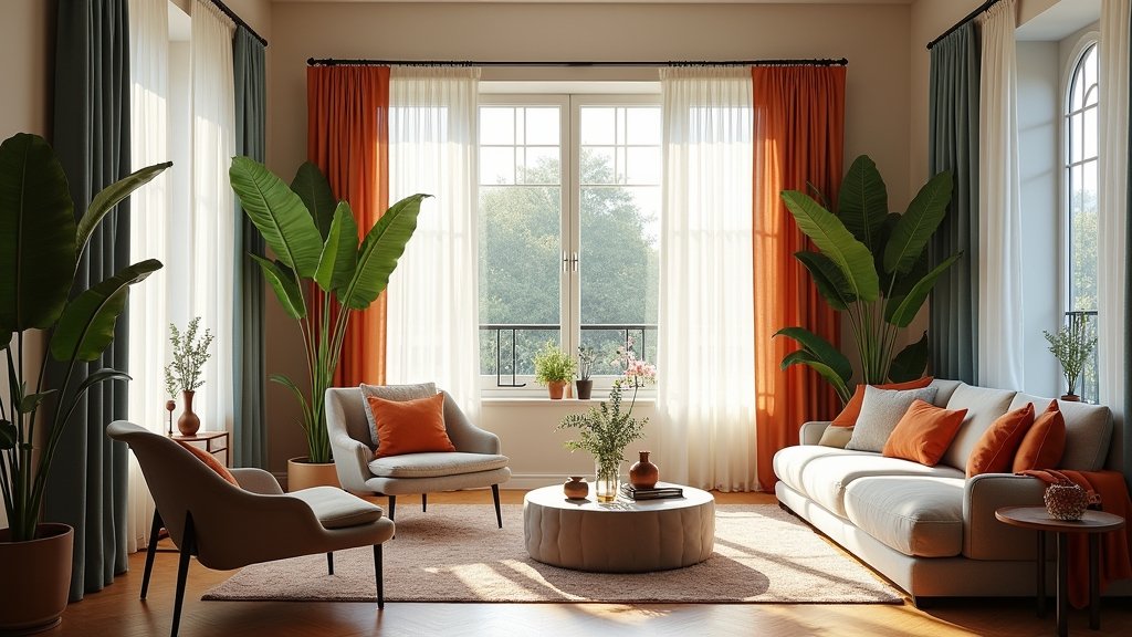 stylish curtains for large windows