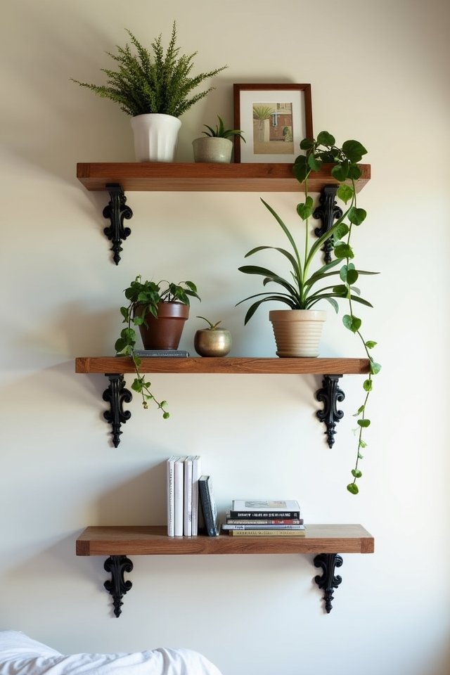 stylish decorative shelving brackets