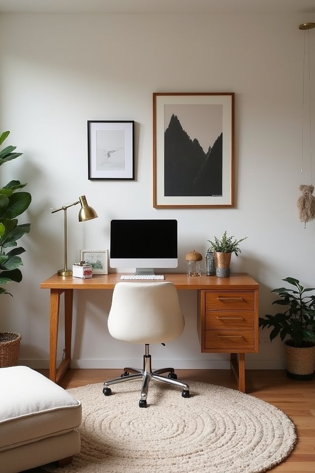 stylish desk decor harmony