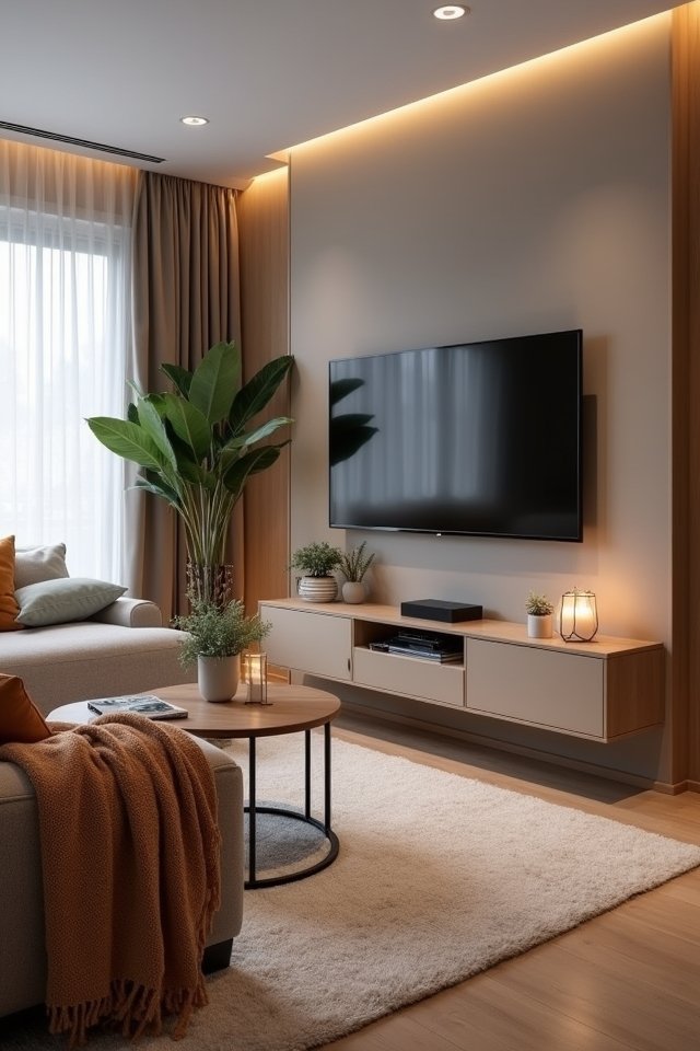 stylish floating tv unit