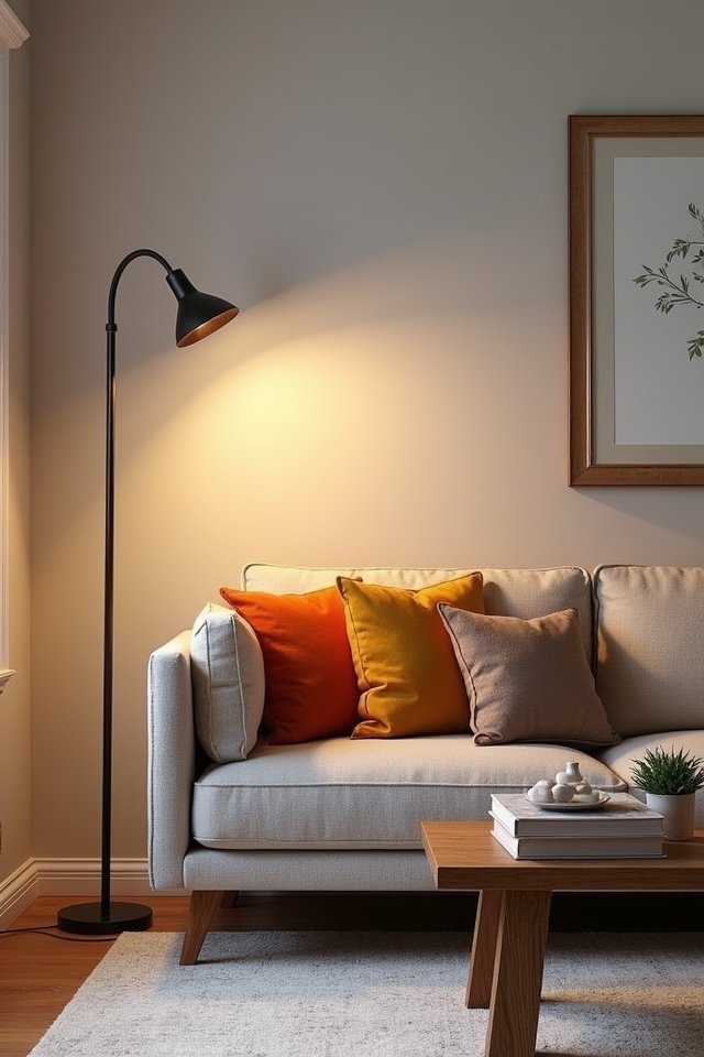 stylish floor lamp features