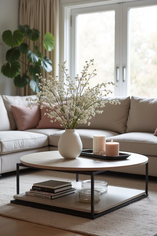 stylish functional coffee centerpiece
