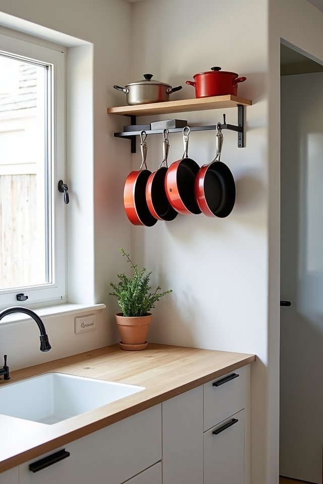 stylish functional cookware display