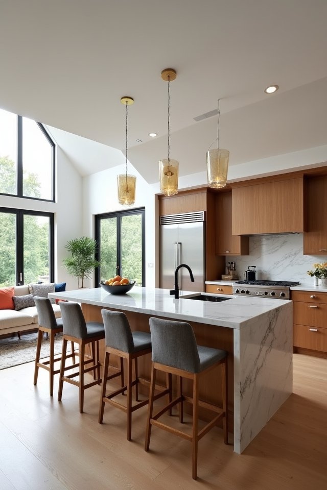 stylish functional kitchen centerpiece