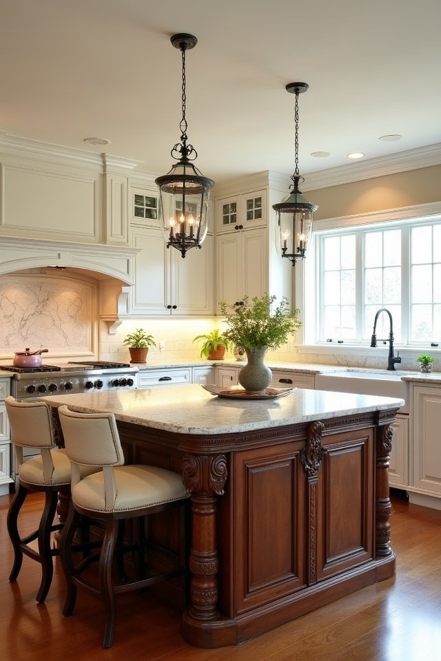 stylish functional kitchen centerpiece