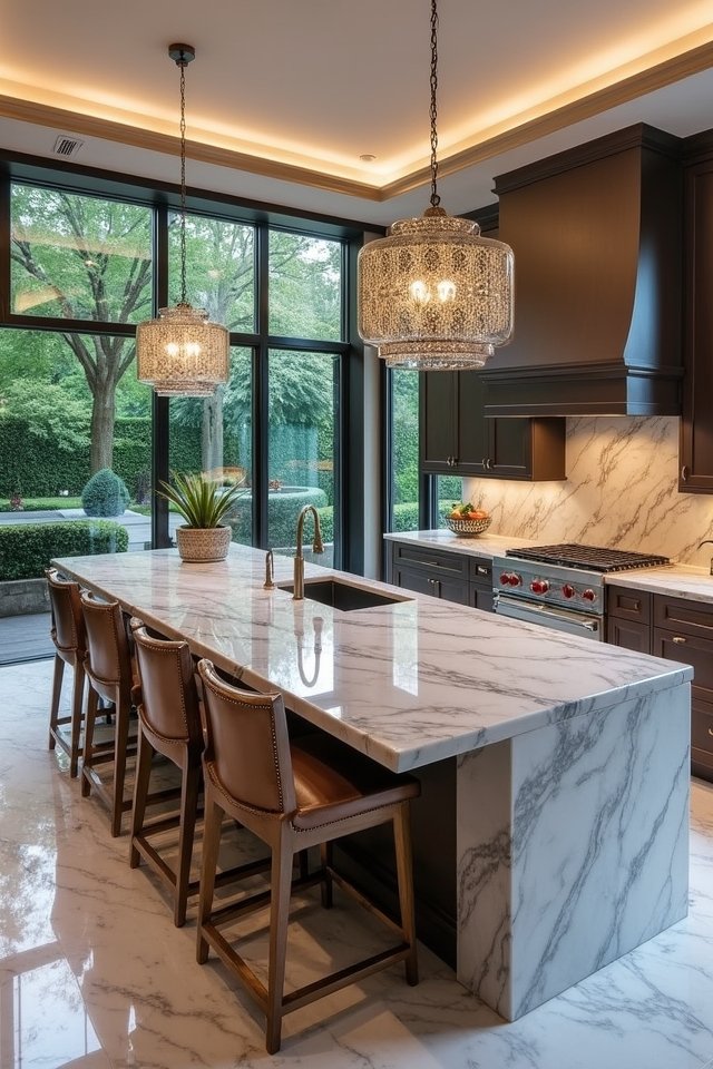 stylish functional kitchen centerpiece