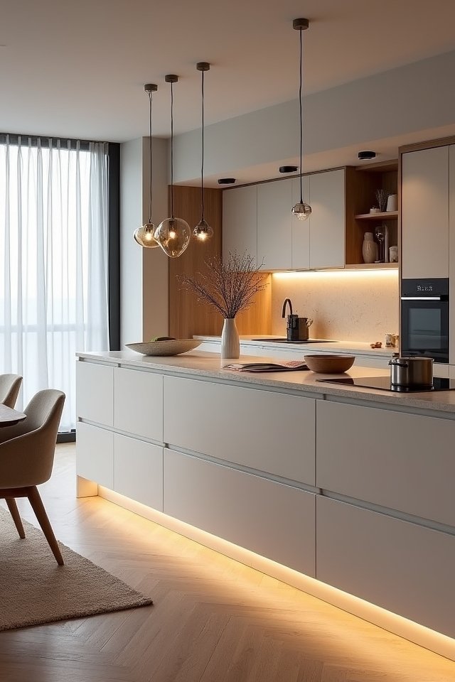 stylish functional kitchen lighting
