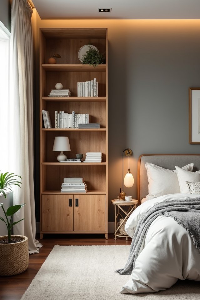 stylish functional ladder cupboard