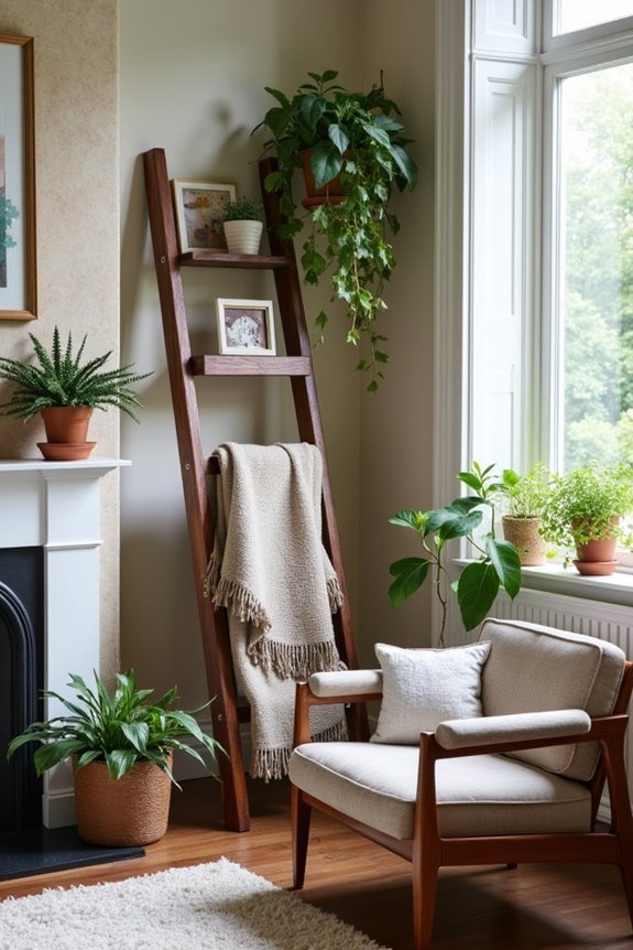 stylish functional living room accent
