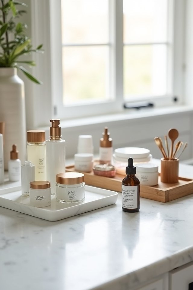 stylish functional skincare organizers