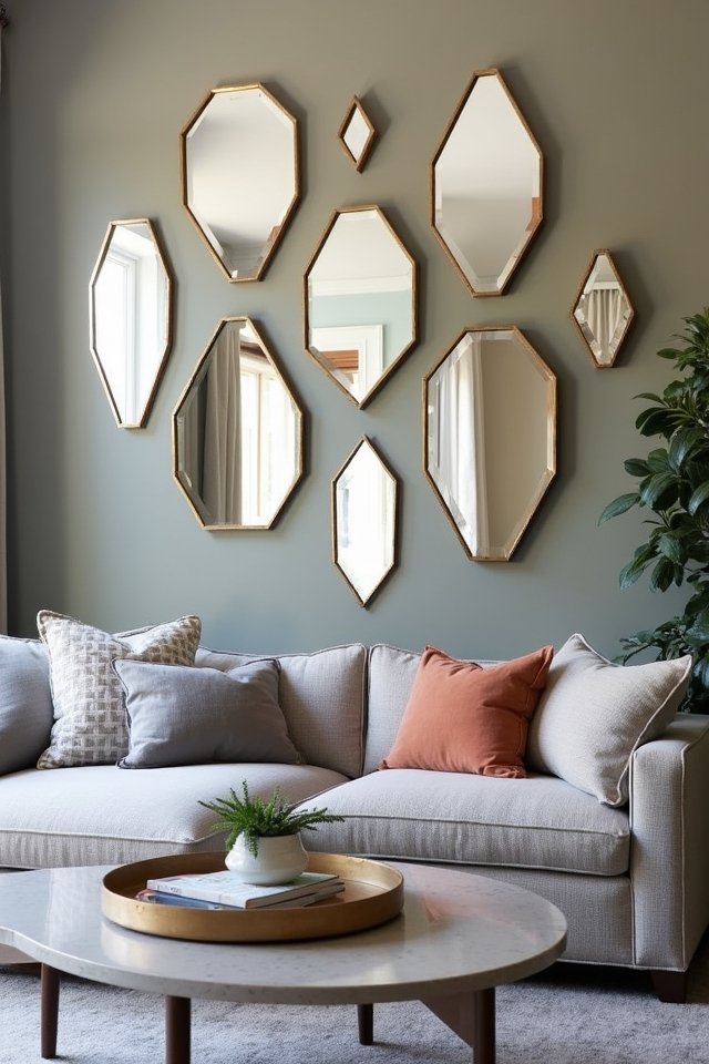stylish geometric wall decor