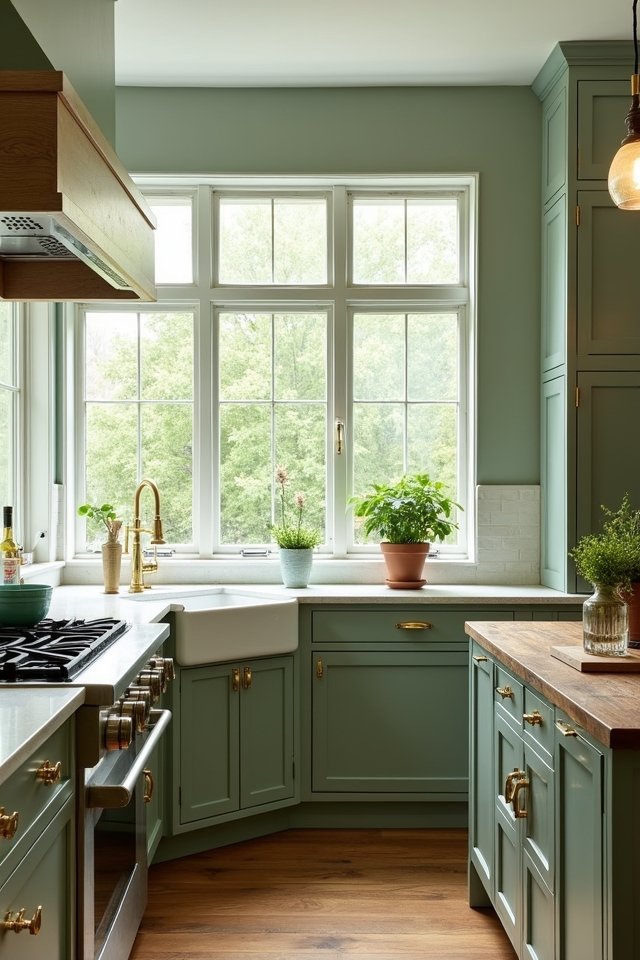 stylish gold kitchen accents