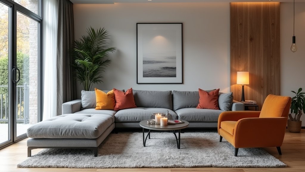 stylish gray living spaces