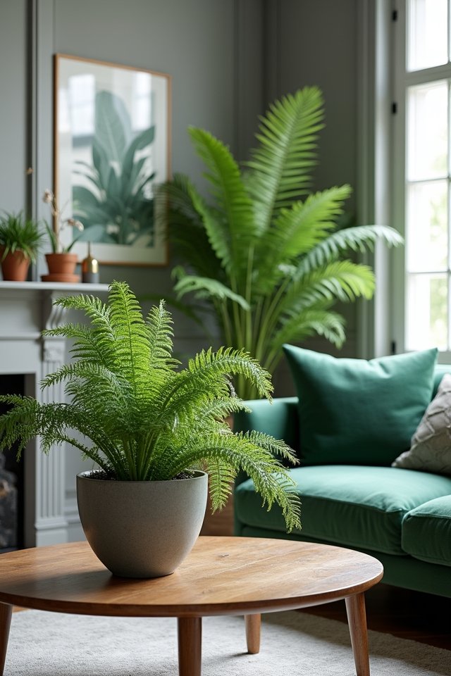 stylish green plants decor