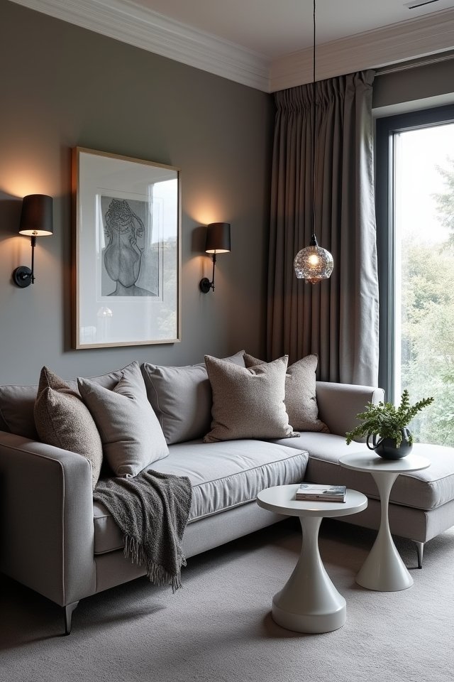 stylish grey lighting options