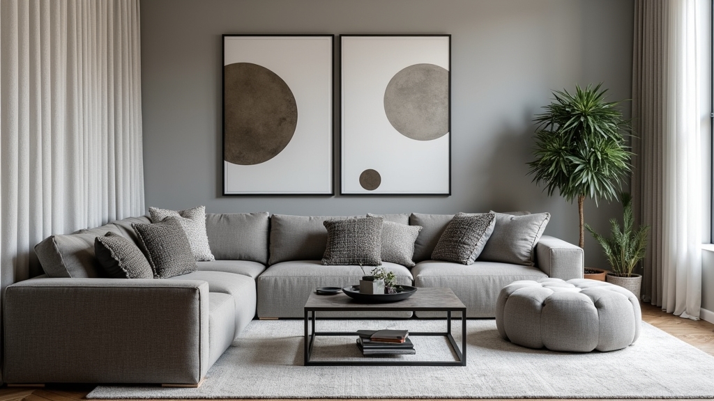 stylish grey living spaces