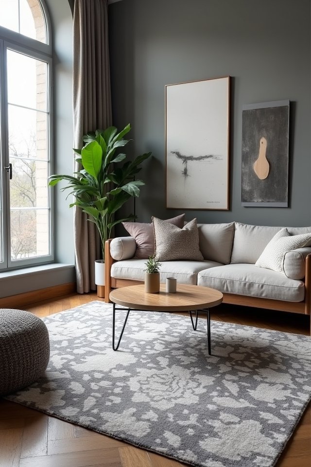 stylish grey rug selection