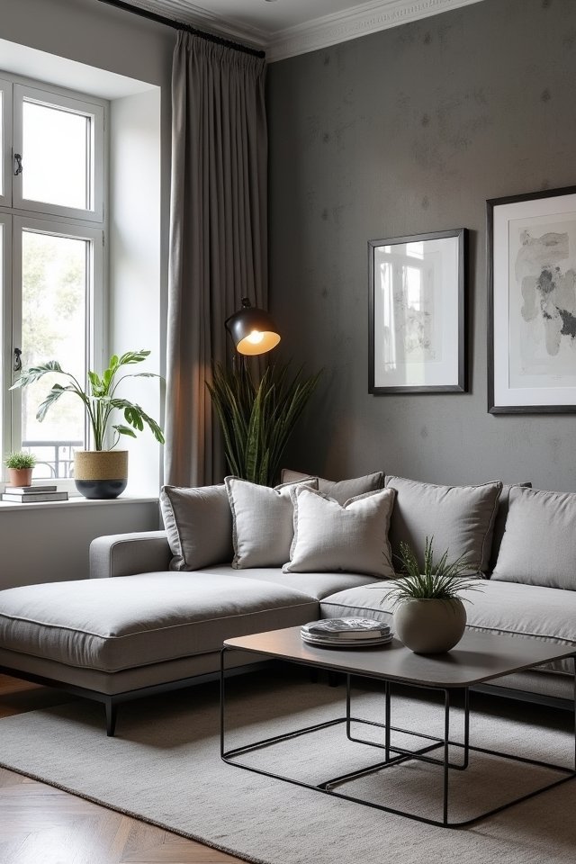 stylish grey textured wallpaper