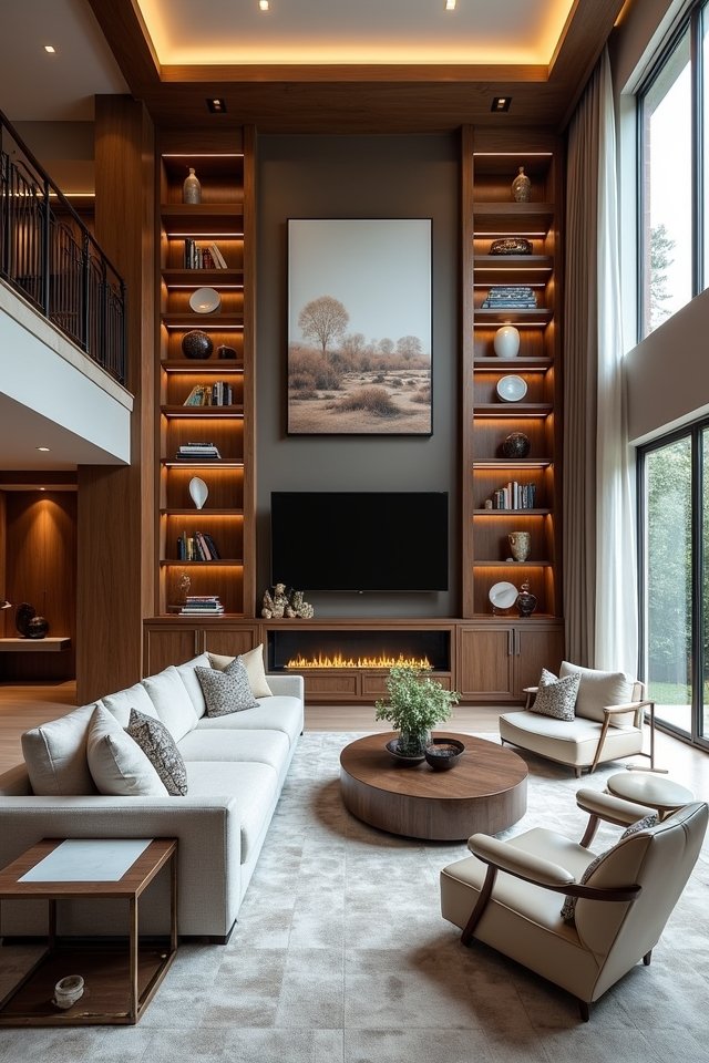 stylish high ceiling storage solutions