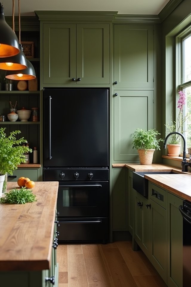 stylish kitchen contrast ideas