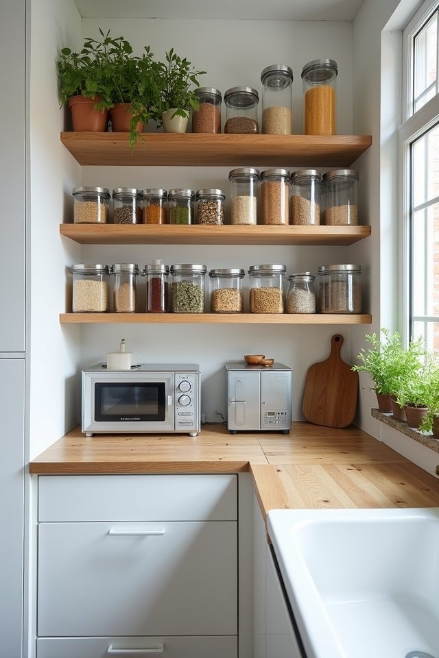 stylish kitchen organization solution