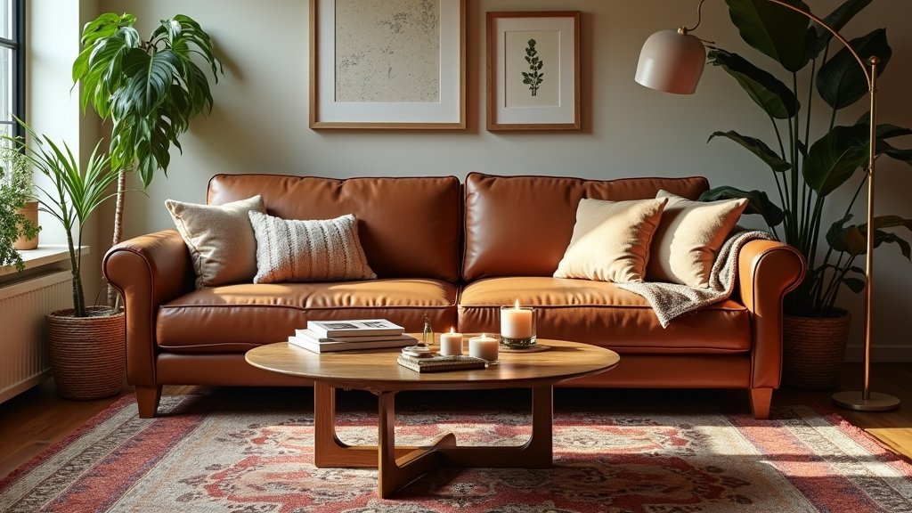 stylish leather couch ideas