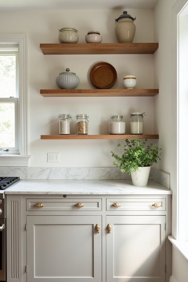 stylish light greige kitchen