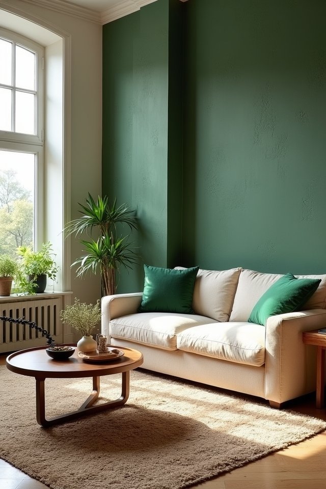 stylish living room accent walls