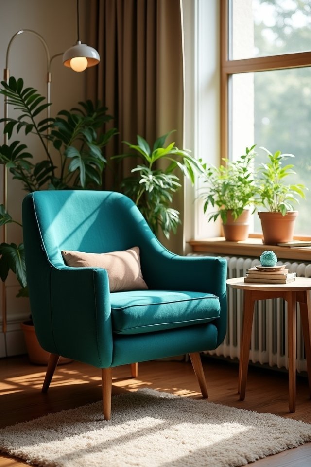 stylish mid century modern chair