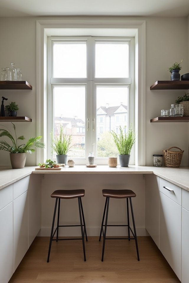 stylish mini bar window oasis