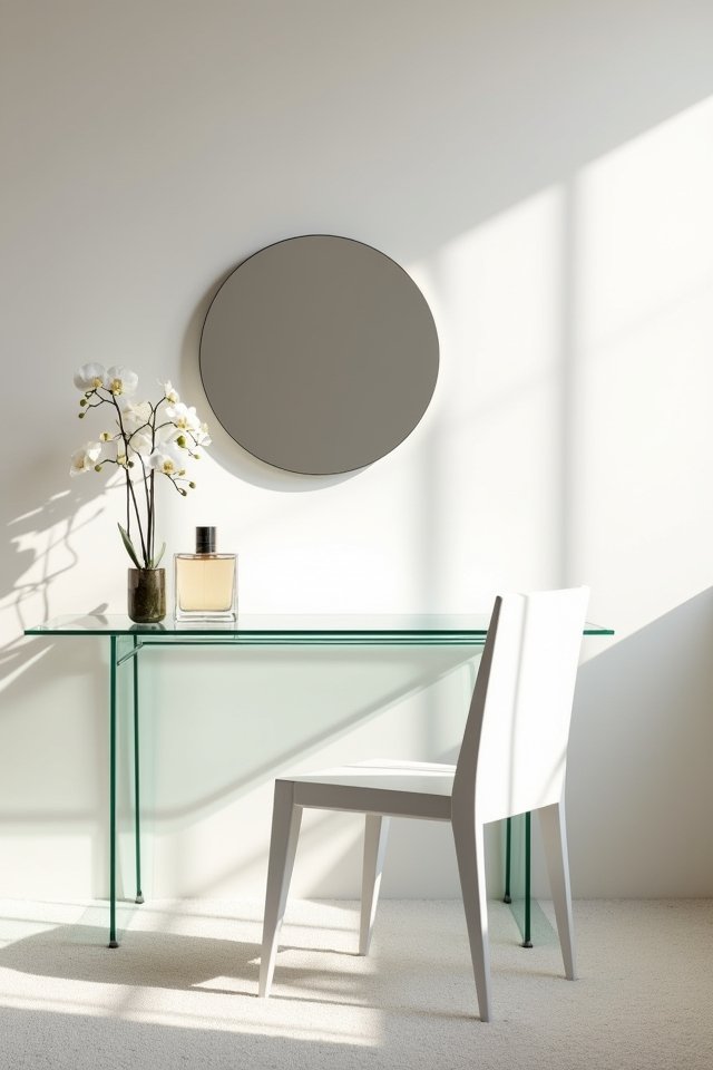 stylish minimalism with glass