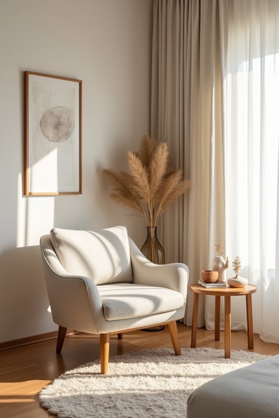 stylish minimalist accent chairs